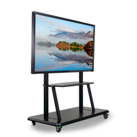 65 İnç Çoklu Dokunmatik LCD Televizyon Öğretim İnteraktif Düz Panel