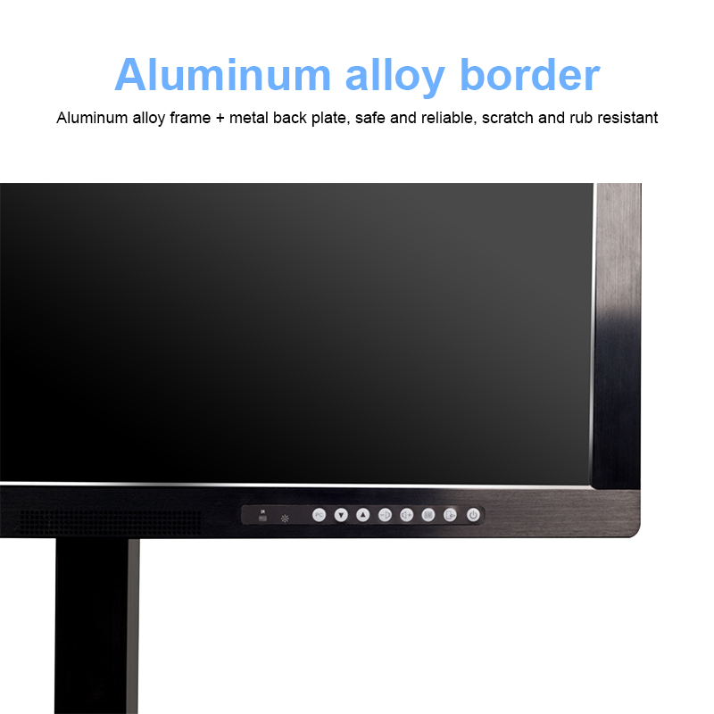 İnteraktif özel LCD ekranlı kameralı akıllı tahta toplantısı