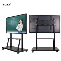 Eğitim için IR Dokunmatik Çift İşletim Sistemi Etkileşimli Beyaz Tahta LCD Ekran