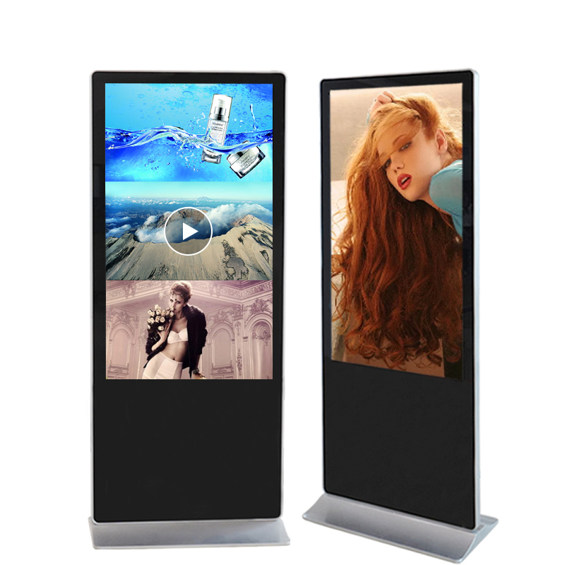 55 İnç Dokunmatik Ekran Duvara Monte LCD Panel Reklam Oynatıcı 